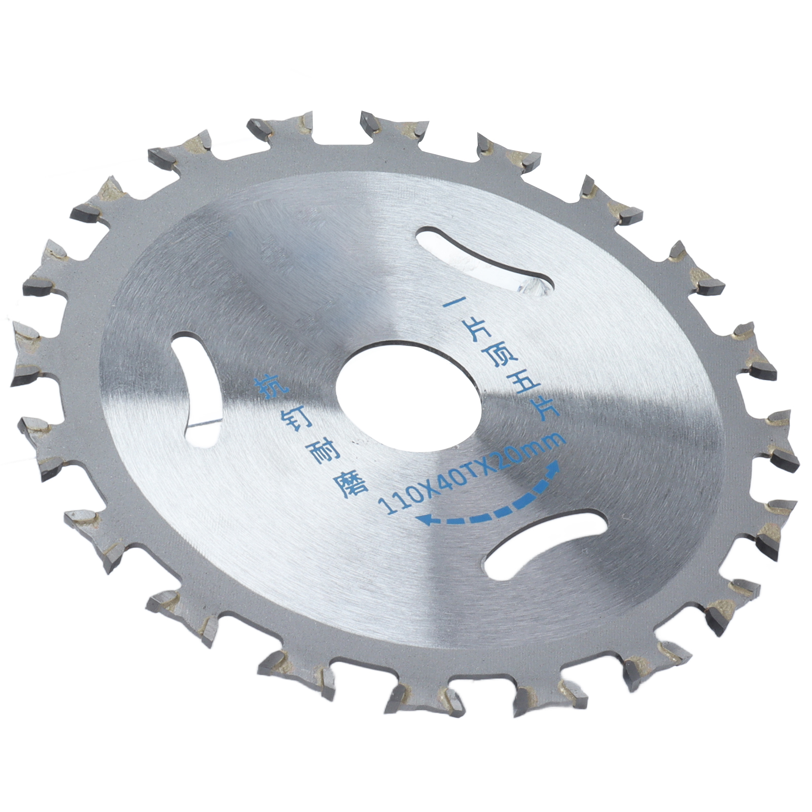 Doppelseitiges Hartmetall-kreissägeblatt Mit 40 Zähnen Für Die Holzbearbeitung, Mit Dichtung, 110 Mm X 20 Mm