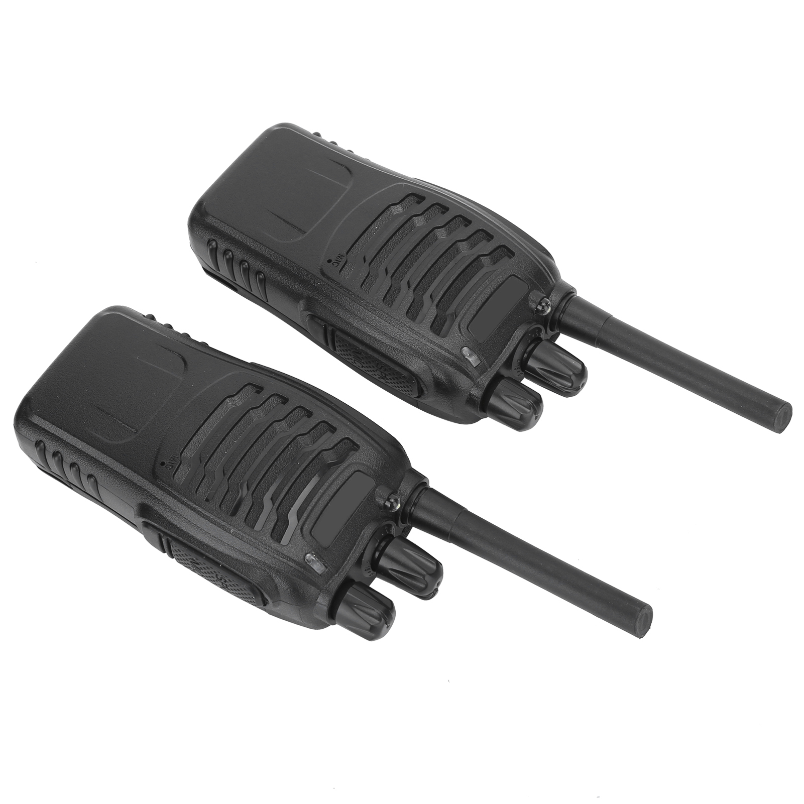 2er-pack Walkie-talkies Für Baofeng Bf-888h 400-470 Mhz 16 Kanäle, Wiederaufladbar Über Usb, Mit Eu-stecker.