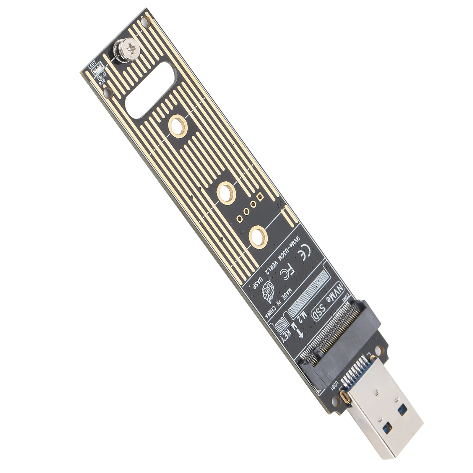Nvme M.2 Zu Usb 3.1 Ssd-adapter, Inline-konvertermodul, Elektronisches Bauteil