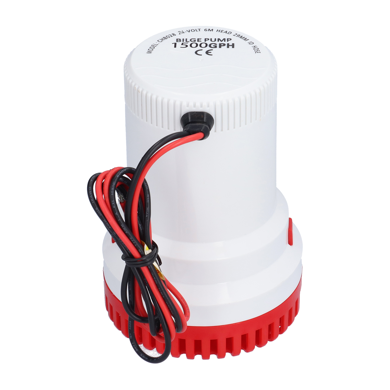 Multifunktionale Und Leise Tauchbilgepumpe Für Boote Und Teiche, 24 V Gleichstrom, 1500 Gph (gallonen Pro Stunde)