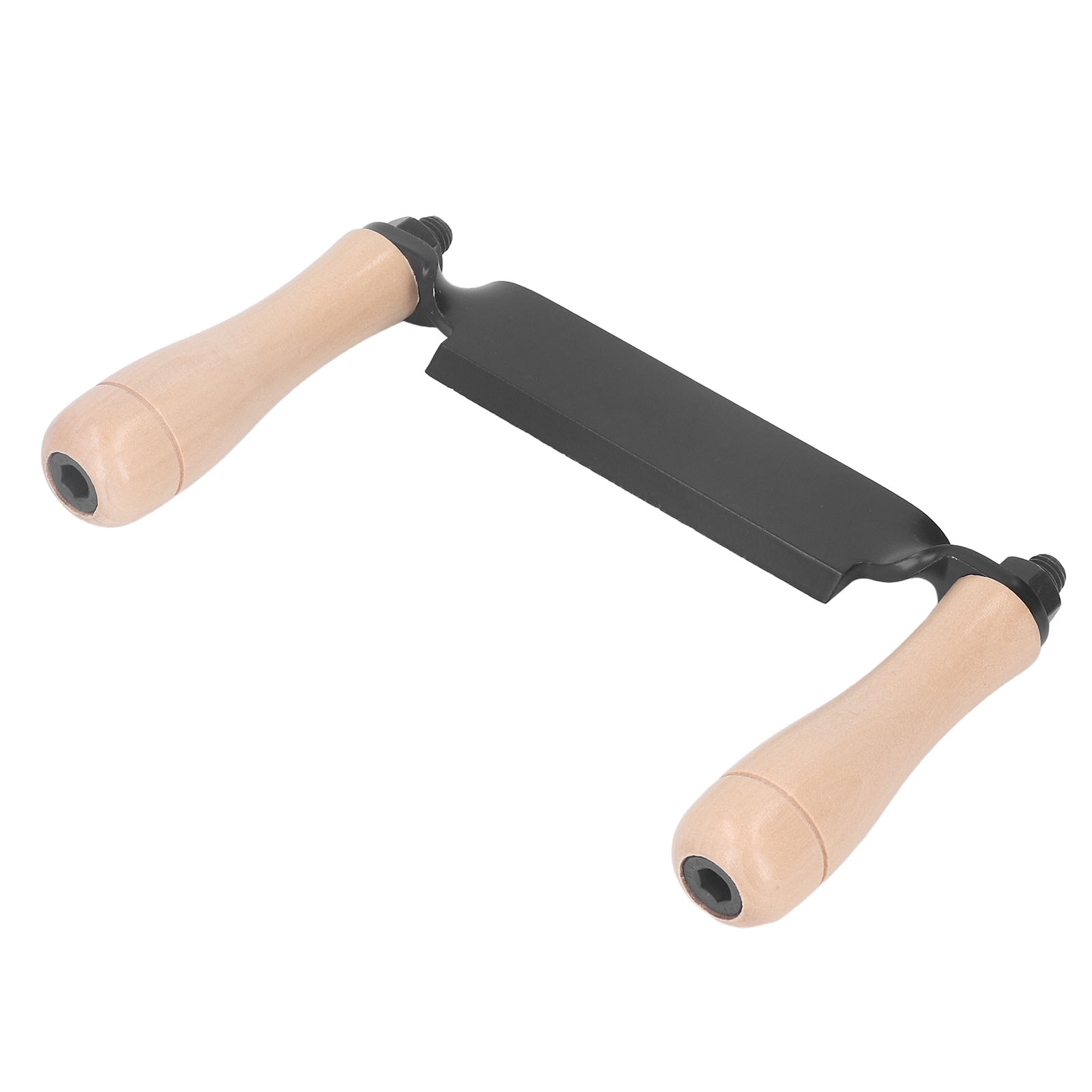 8-zoll-hobelmesser Aus Wolframstahl Mit Gerader Klinge Und Doppelgriff, Für Holzbearbeitung Und Entrindung.