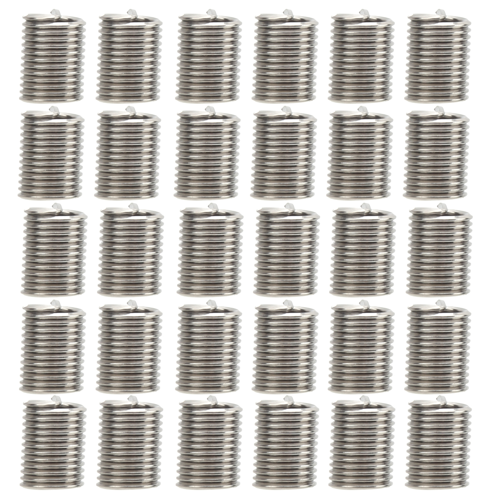 Packung Mit 100 Gewindereparatureinsätzen, Schutzhüllen Für Stahldraht, Befestigungsmuttern M5 X 0,8 X 2,5d