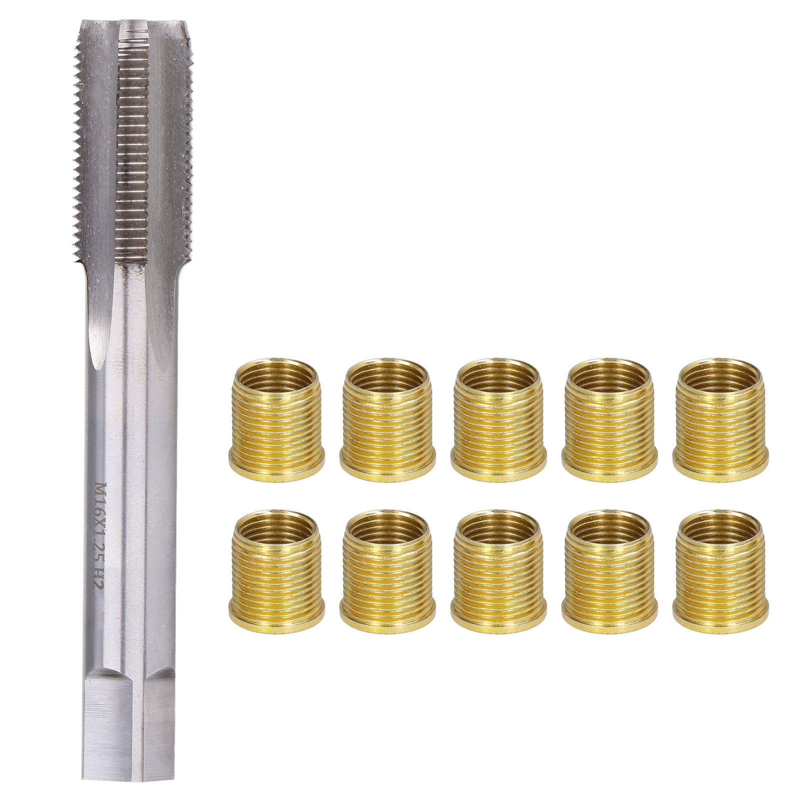 Reparaturset Für Zündkerzengewinde Bei Benzinmotoren: M14x1,25 Metalleinsätze Und M16x1,25 Gewindebohrer