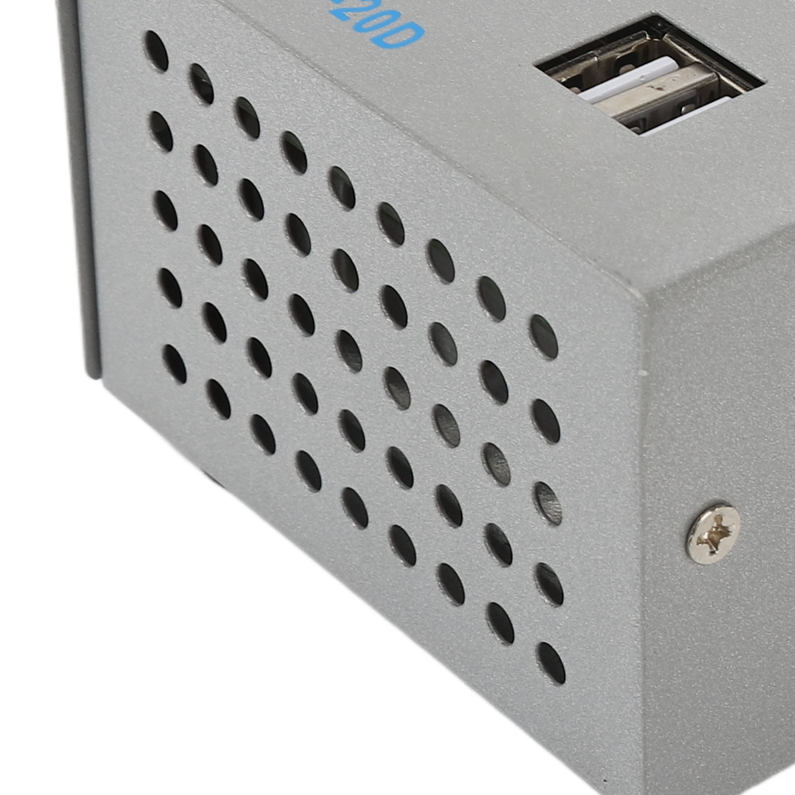 Multifunktionaler Usb-hub Aus Edelstahl Mit 20 Ports, Splitter Und Netzteil.