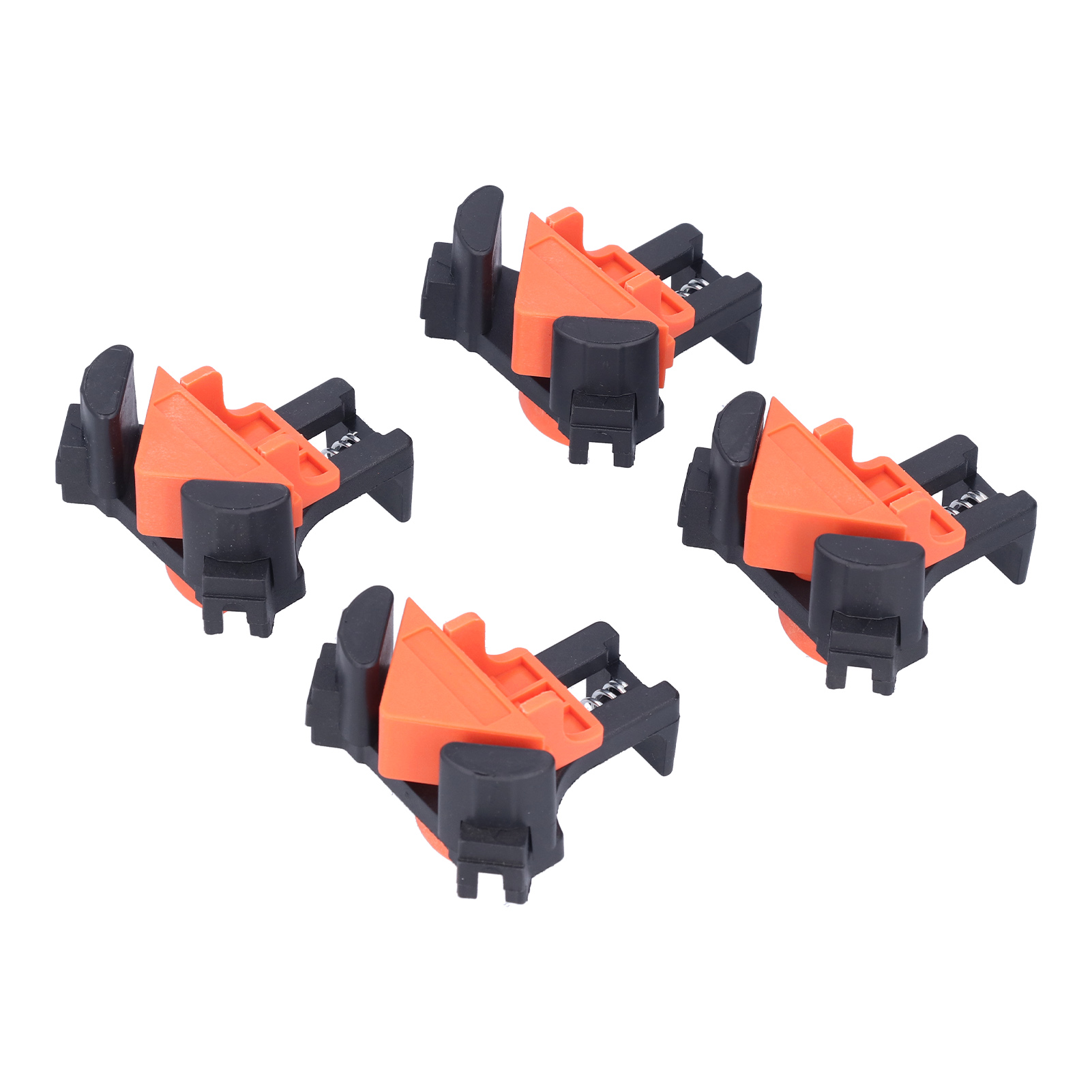 Set Mit 4 Verstellbaren Und Schwenkbaren, Federbelasteten Winkelklemmen Für Die Holzbearbeitung, 5–22 Mm