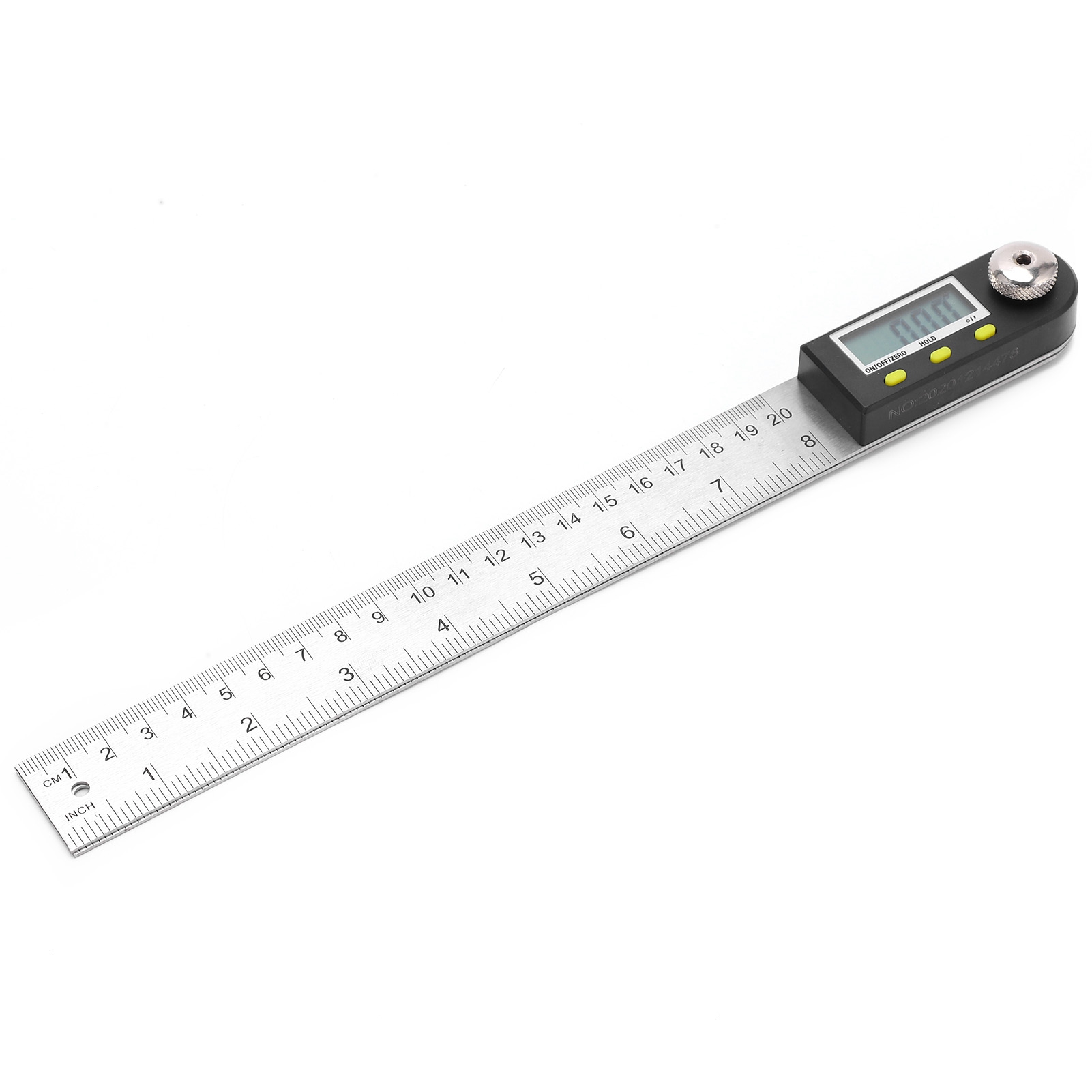 2-in-1 Winkelmesser 0-200 Mm, Digitaler Winkelmesser 0-360° Aus Edelstahl Mit Lcd-bildschirm
