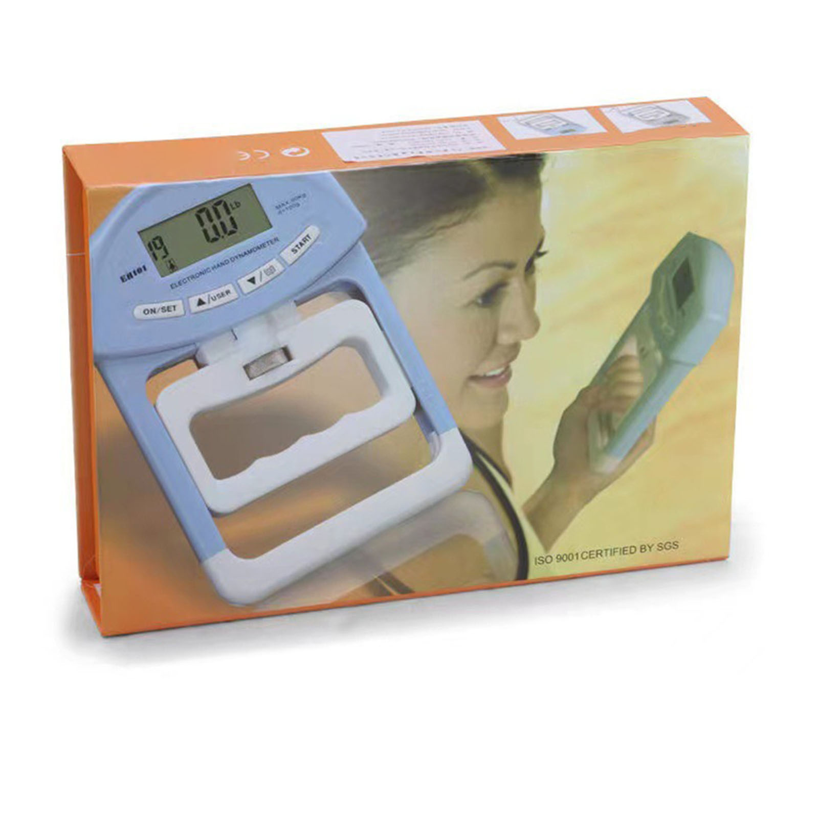 Digitales Handdynamometer Mit Lcd-bildschirm, Elektronisches Handkrafttrainingsgerät, Einstellbarer Griffkraftmesser