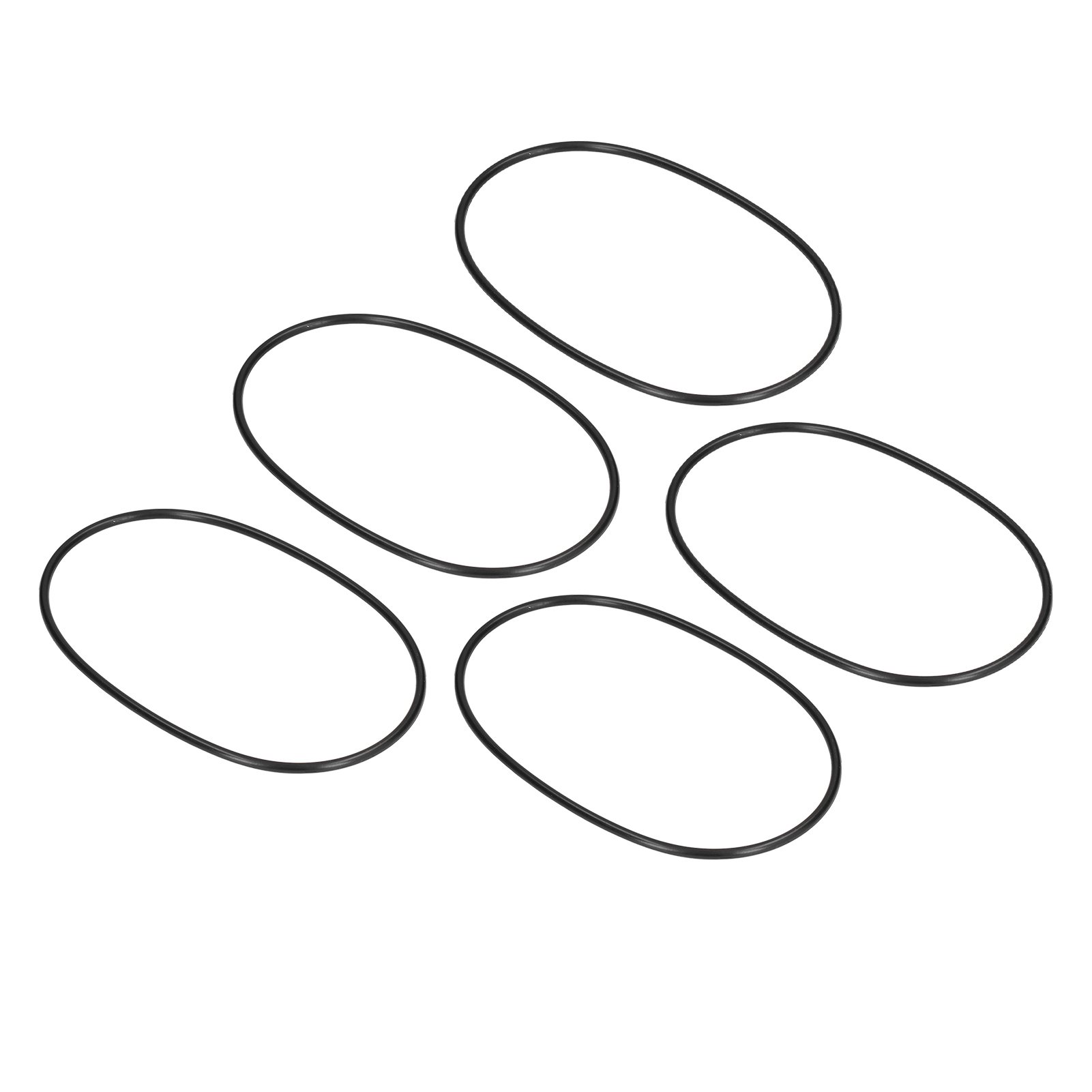 Runder Gummimotorriemen, 5er-pack, Antriebsteile Für Industrielle Maschinen, 5 Mm Durchmesser, 5405-0005-0653