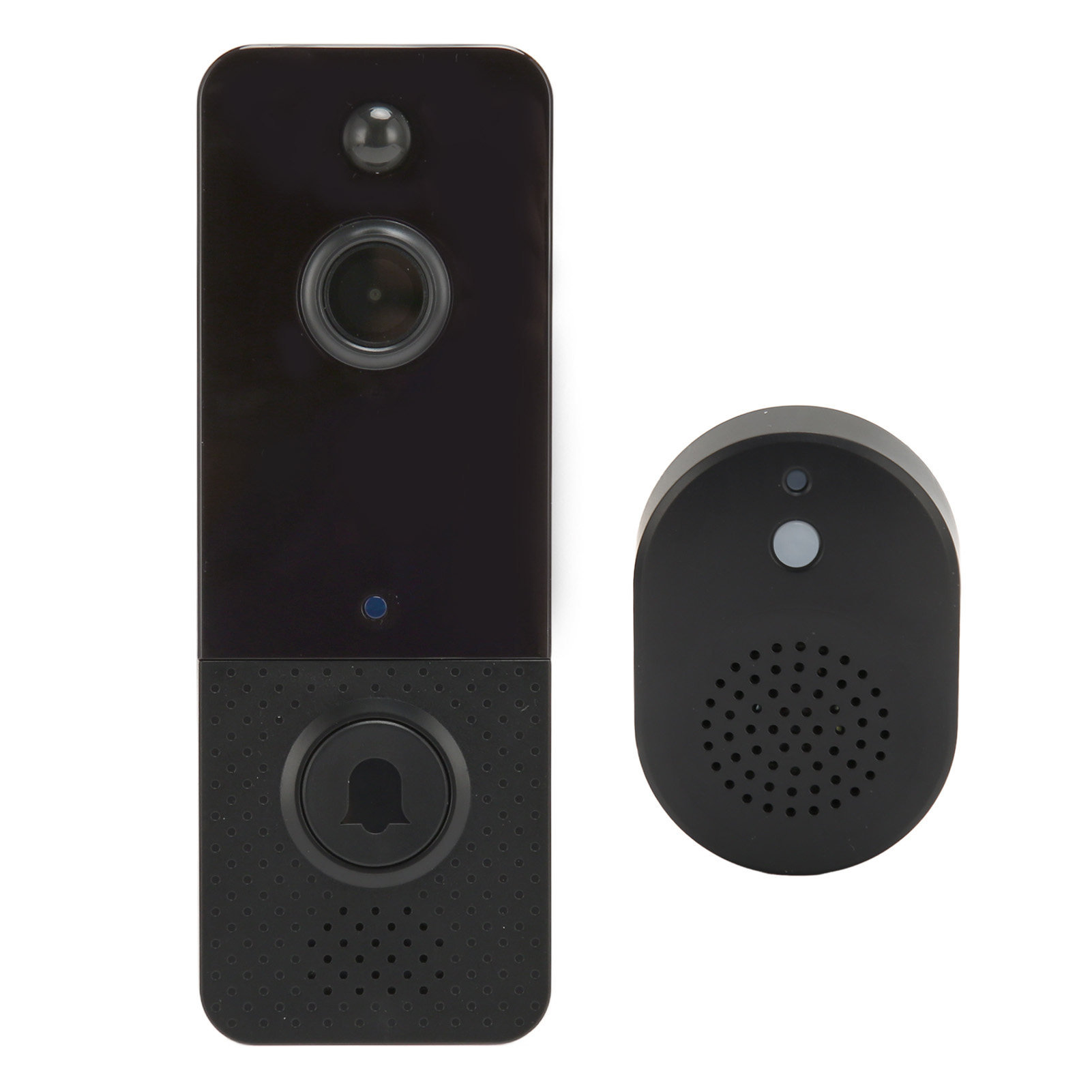 Intelligente, Drahtlose 1080p-wlan-türklingel Mit Zwei-wege-kommunikation, Mobiler Fernbedienung, Infrarot-nachtsicht Und Pir-bewegungsmelder