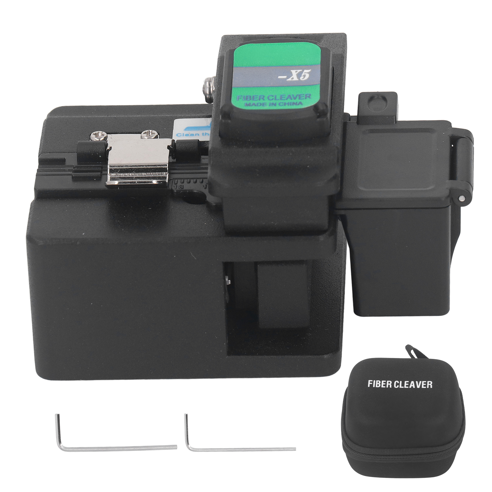 Ftth-glasfaser-schneidwerkzeug, 48000 Glasfaserkabelschneider, Schwarze Schneidemaschine
