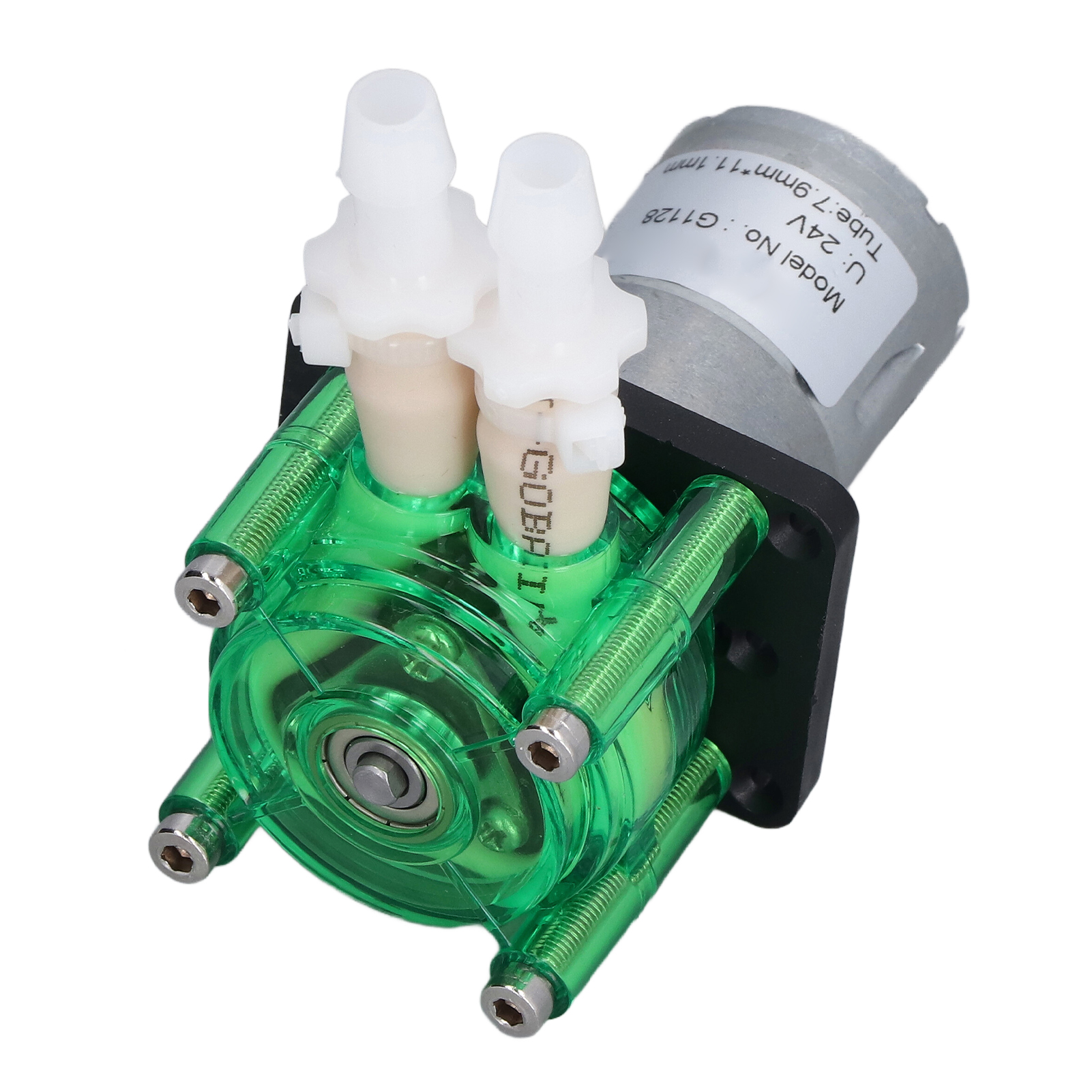 Selbstansaugende, Hochförderfähige Peristaltik-vakuumpumpe Mit Dosierfunktion, Korrosionsbeständigem Bpt-schlauch, 700 Ml/min, 24 V Dc, 300 Ma