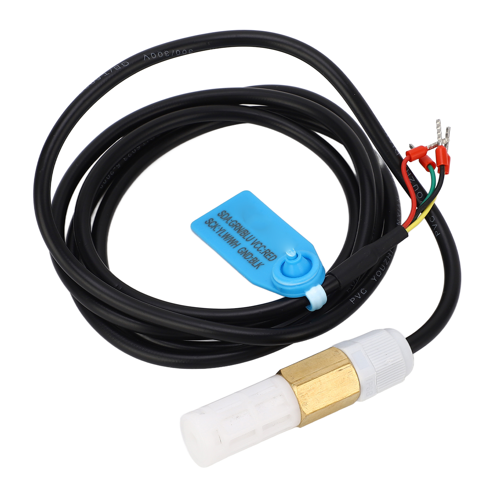 Hochpräziser Bodentemperatur- Und -feuchtesensor, I2c-ausgang, Bodenfeuchtesonde Mit 1,5 M Kabel, 3,3 V Dc