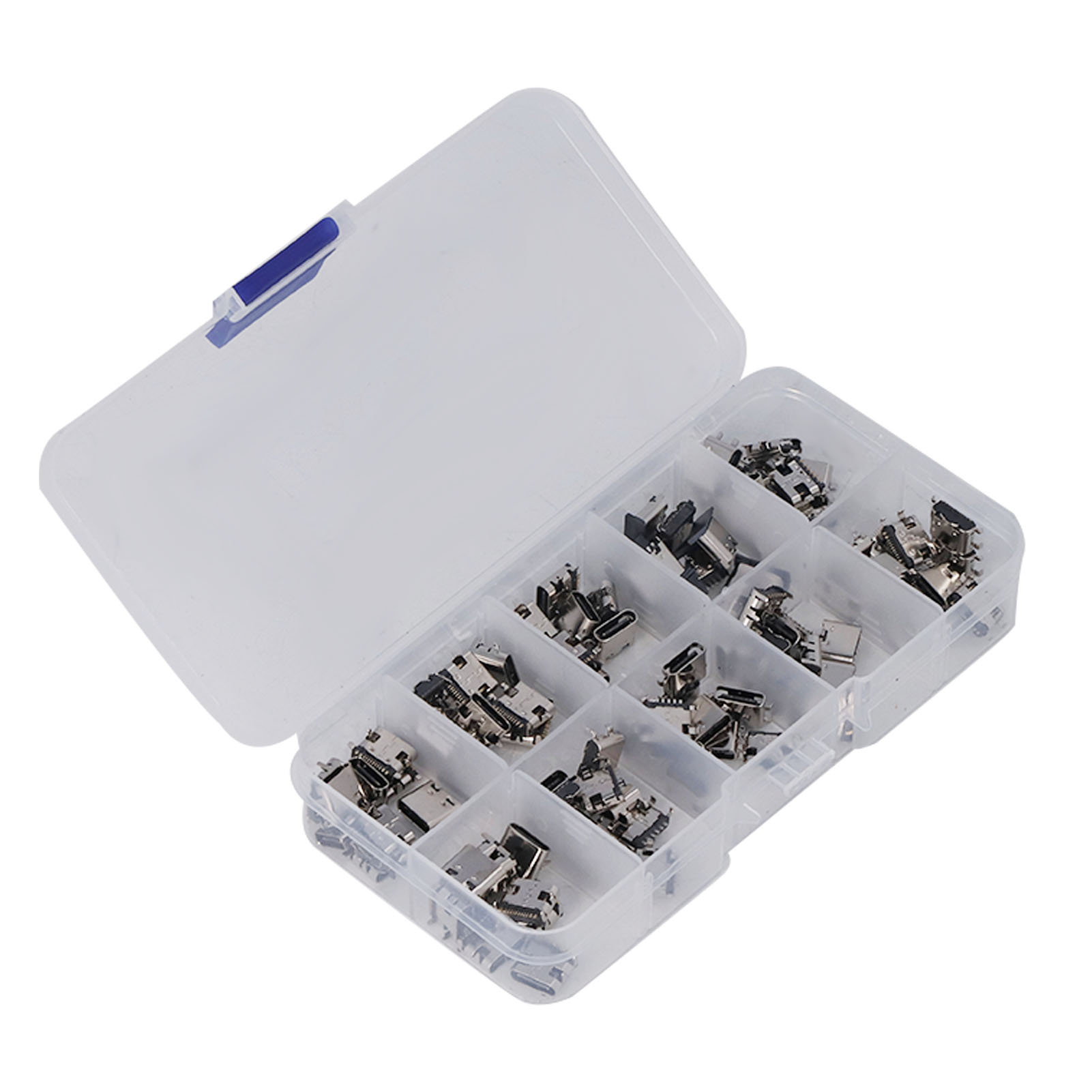 Set Mit 100 Weiblichen Usb-typ-c-anschlüssen, Lötbaren Reparatur- Und Ersatzadaptern