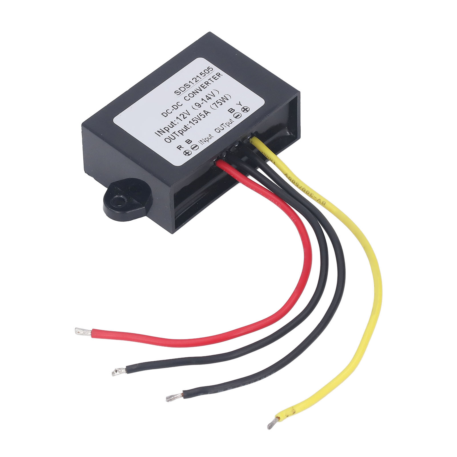Ip67 Wasserdichtes Dc/dc-spannungswandlermodul, 9–14 V Eingang, 15 V Ausgang