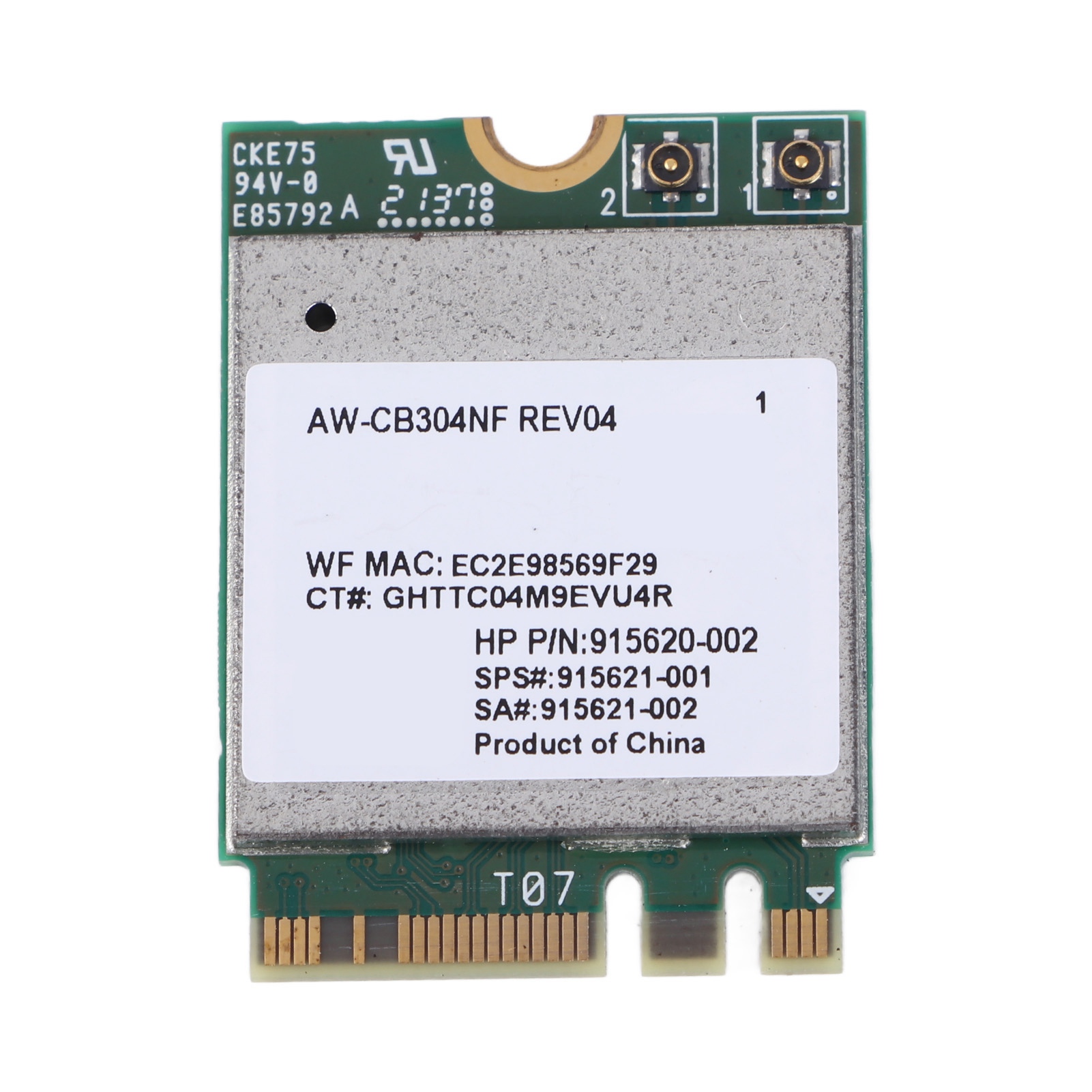 Aw Cb304nf Rtl8821ce 433 Mbps M.2 Ngff Netzwerkkarte, Bt4.2 Netzwerkadapter Für Windows 7, 8 Und 10
