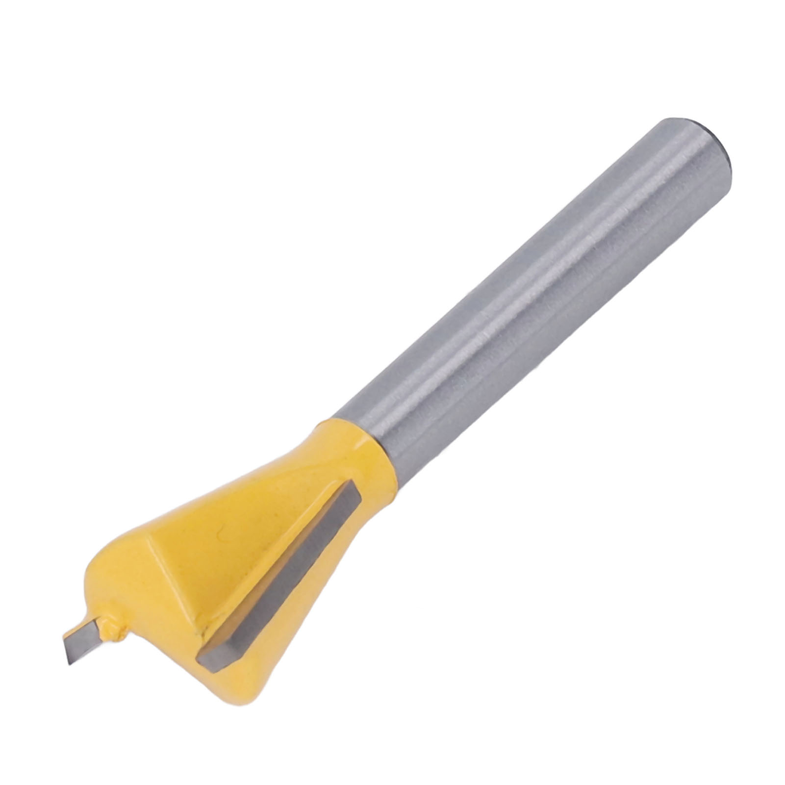Schwalbenschwanzfräser, 6 Mm Schaft, Wolframlegierung, Hartmetall, Ptfe-beschichtet, Für Holzbearbeitung, Gelb 5/8