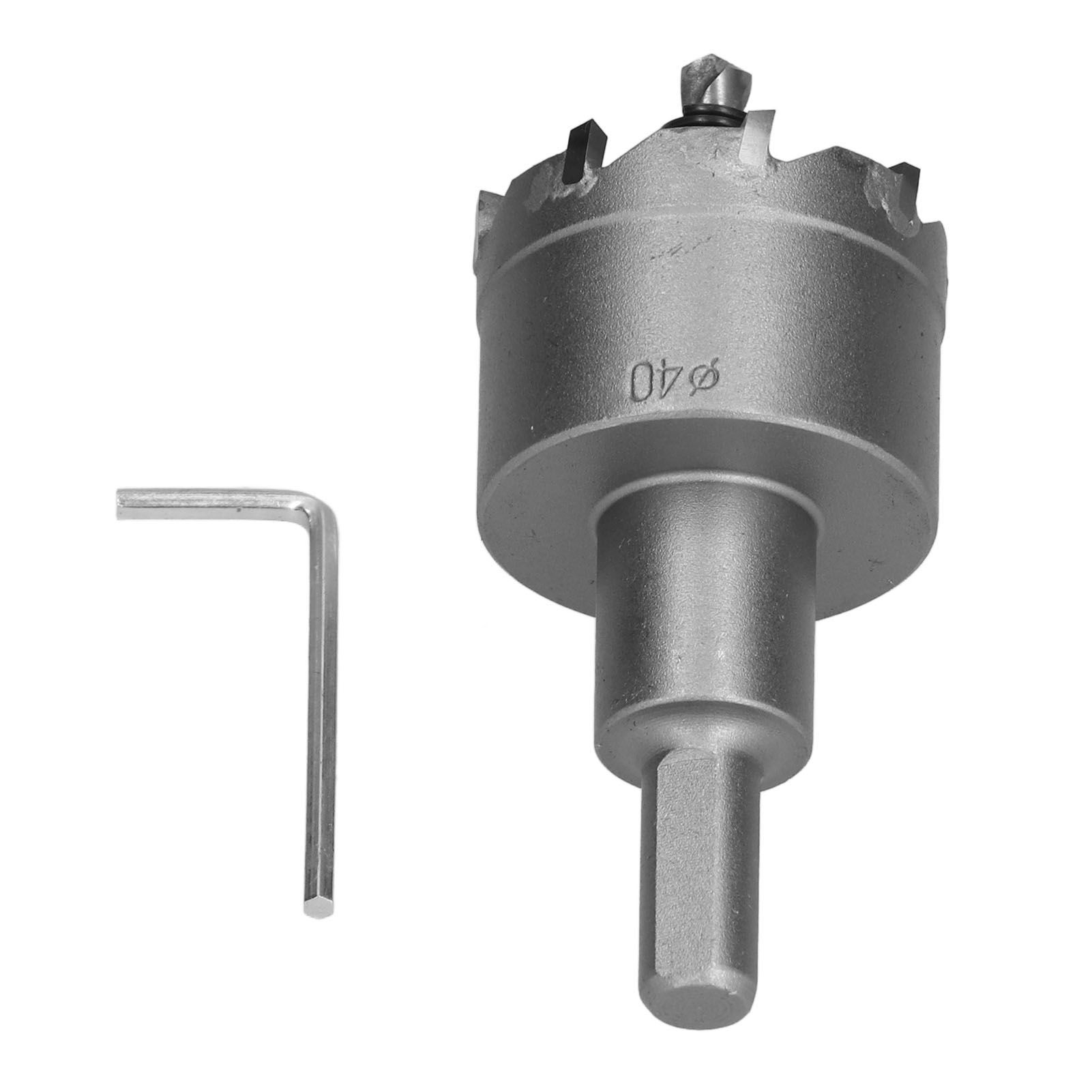 Hartmetallbestückte Lochsäge, Robuster Tct-bohrer Für Edelstahlplatten, 40 Mm
