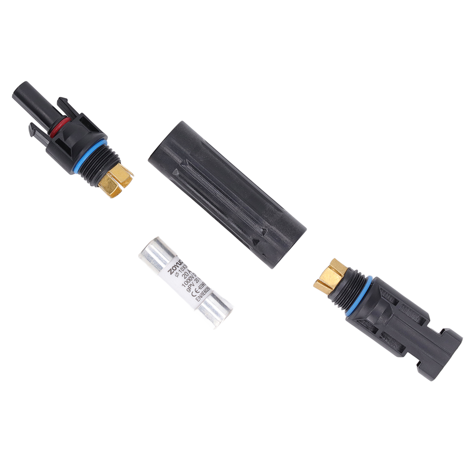 Ip67 Wasserdichter Photovoltaik-anschluss, 1000v 20a Solarmodul-sicherungshalter