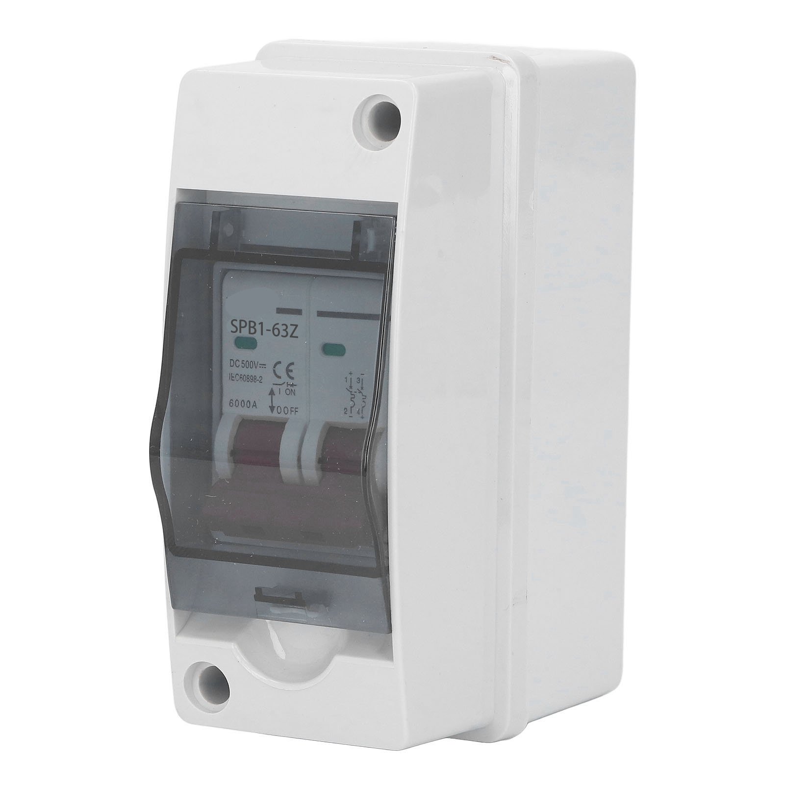 Photovoltaik-trennschalter Mit Wasserdichtem Verteilerkasten (ip65), Leitungsschutzschalter Und Dc 500 V 32 A Anschlussdose