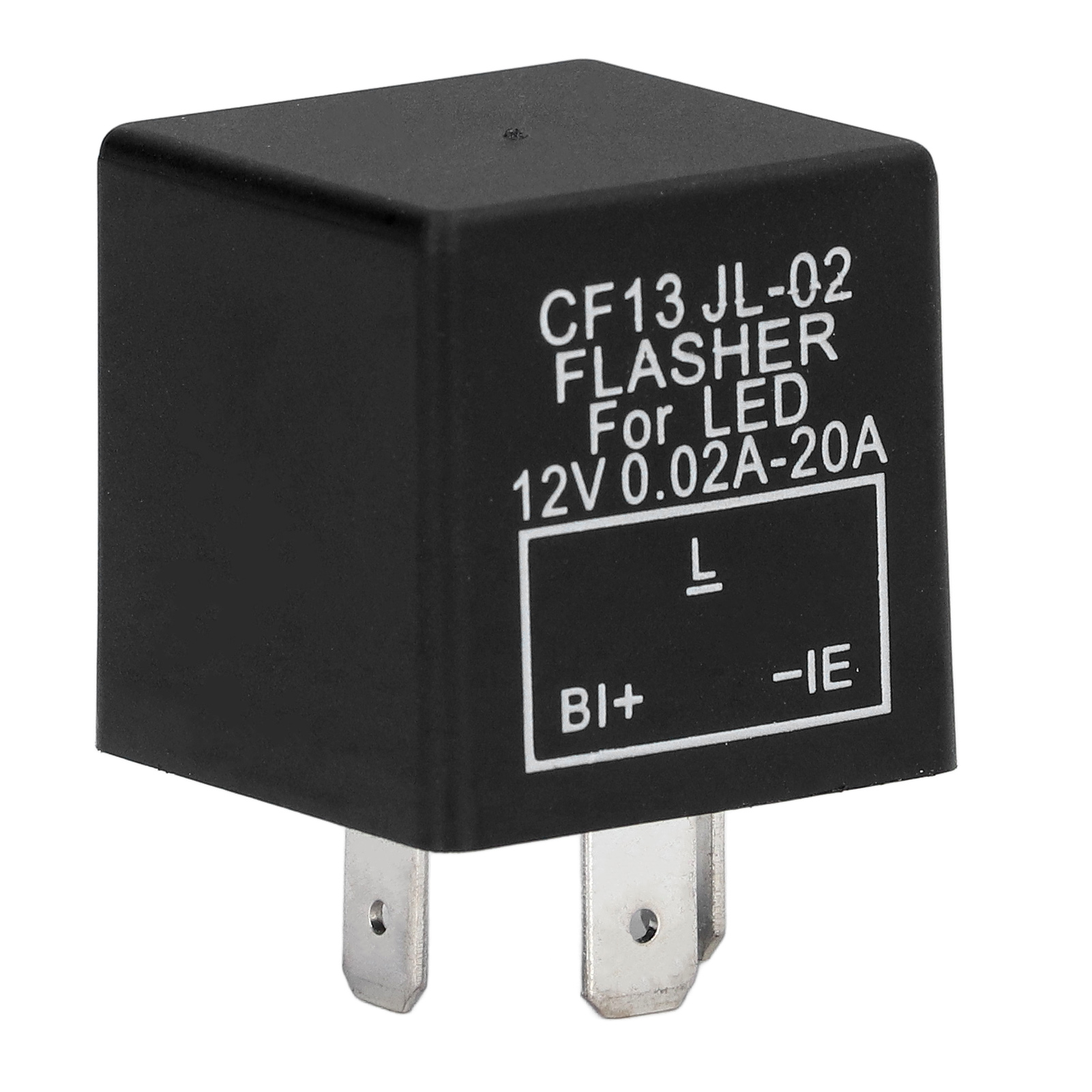 Elektronisches 3-poliges Blinkrelais, Led-blinkersteuerung, Normalerweise Offen, 12 V Dc