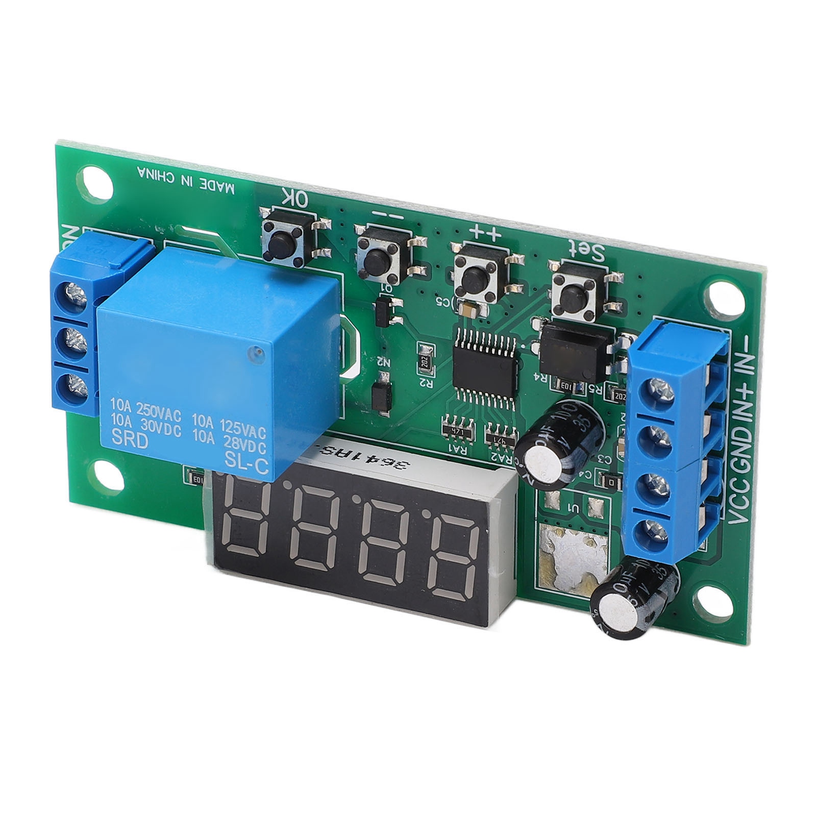 Multifunktionale Impulszählrelaisplatine, Messbereich Von 0,1 S Bis 9.999.999,9 S, Genauigkeit 0,01 S, 1-kanal-relaismodul, 12 V