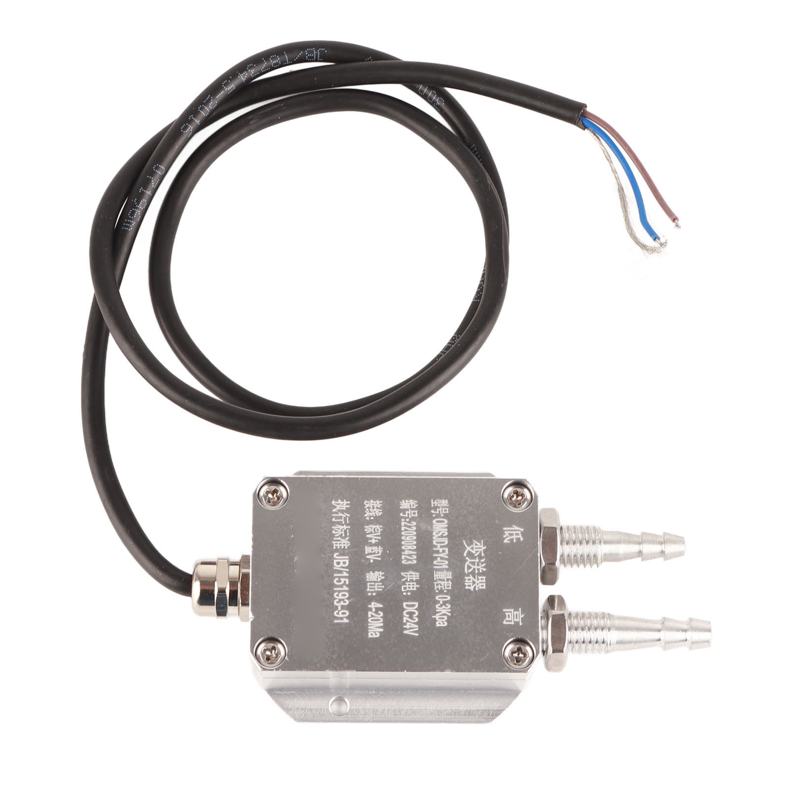 24-v-dc-winddrucktransmitter, Hochpräziser Differenzdrucksensor 0–3 Kpa Omsjd-fy-01