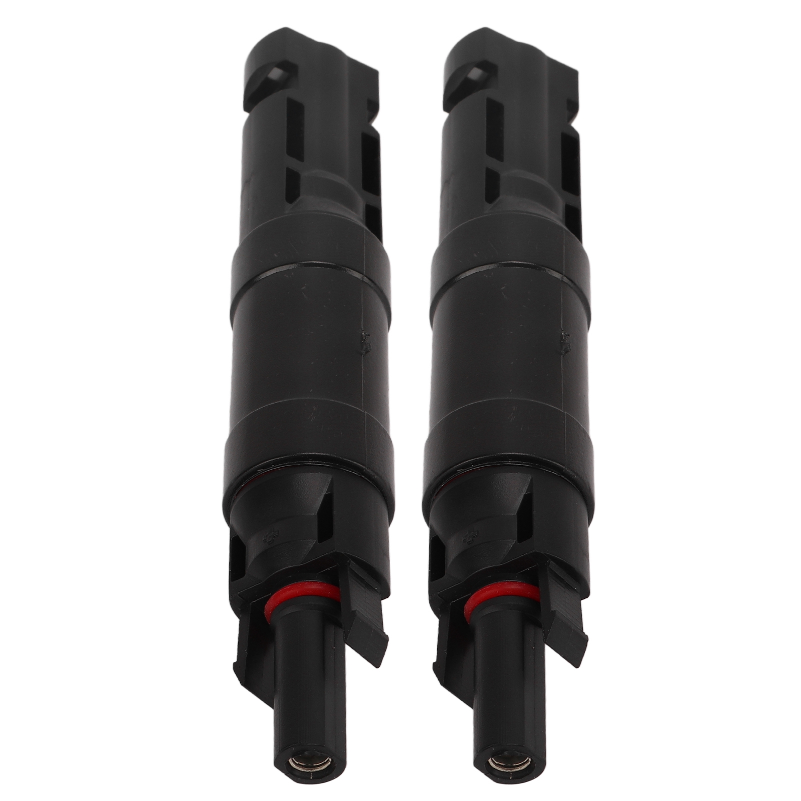 Set Aus 2 Wasserdichten 20-a-photovoltaik-solarsteckverbindern Ip67 Mit Sicherung Für Pv-diode, Vorgesehen Zum Anschluss Von Solaranlagen.