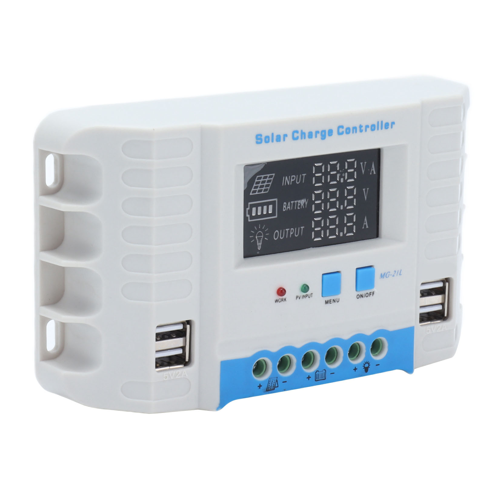 Solarladeregler Mit Lcd-bildschirm, Elektrischen Schutzfunktionen, Stoßfestigkeit, 30-a-panelregler