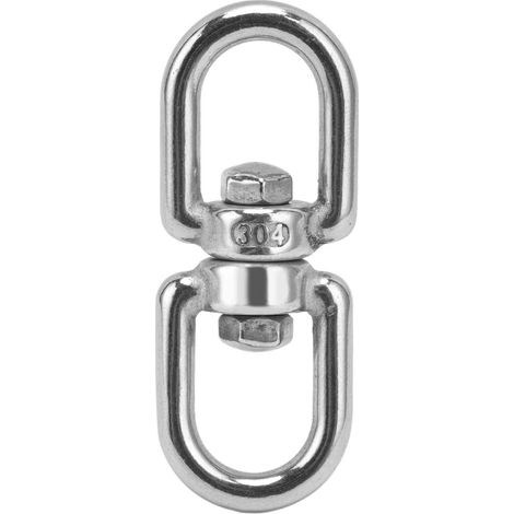 Korrosionsbeständiger, Drehbarer Verriegelungsring Aus Edelstahl 304 Mit Ösenverbindung, Verbinder Für Schlüsselanhänger, Schaukeln, Hängesessel, M16