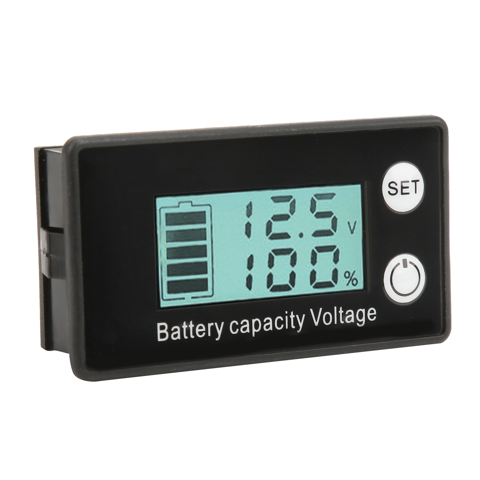 2-draht-lcd-batteriespannungsanzeige Mit Ladeprozentanzeige Für 768v Lithium-bleiakkus (weiße Digitale Hintergrundbeleuchtung)