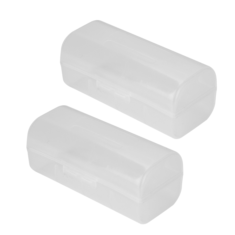Set Mit 2 Wasserdichten Aufbewahrungsboxen Für 26650-batterien.