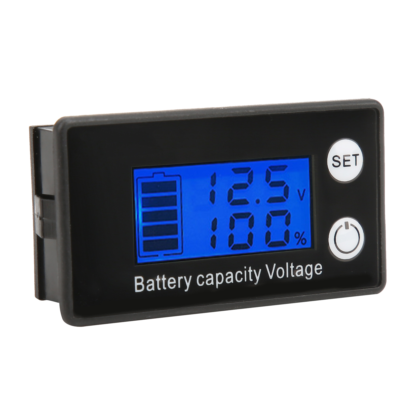 2-draht-lcd-batteriespannungsanzeige Mit Ladeprozentanzeige Für 768v Lithium-bleiakkus (blaue Digitale Hintergrundbeleuchtung)