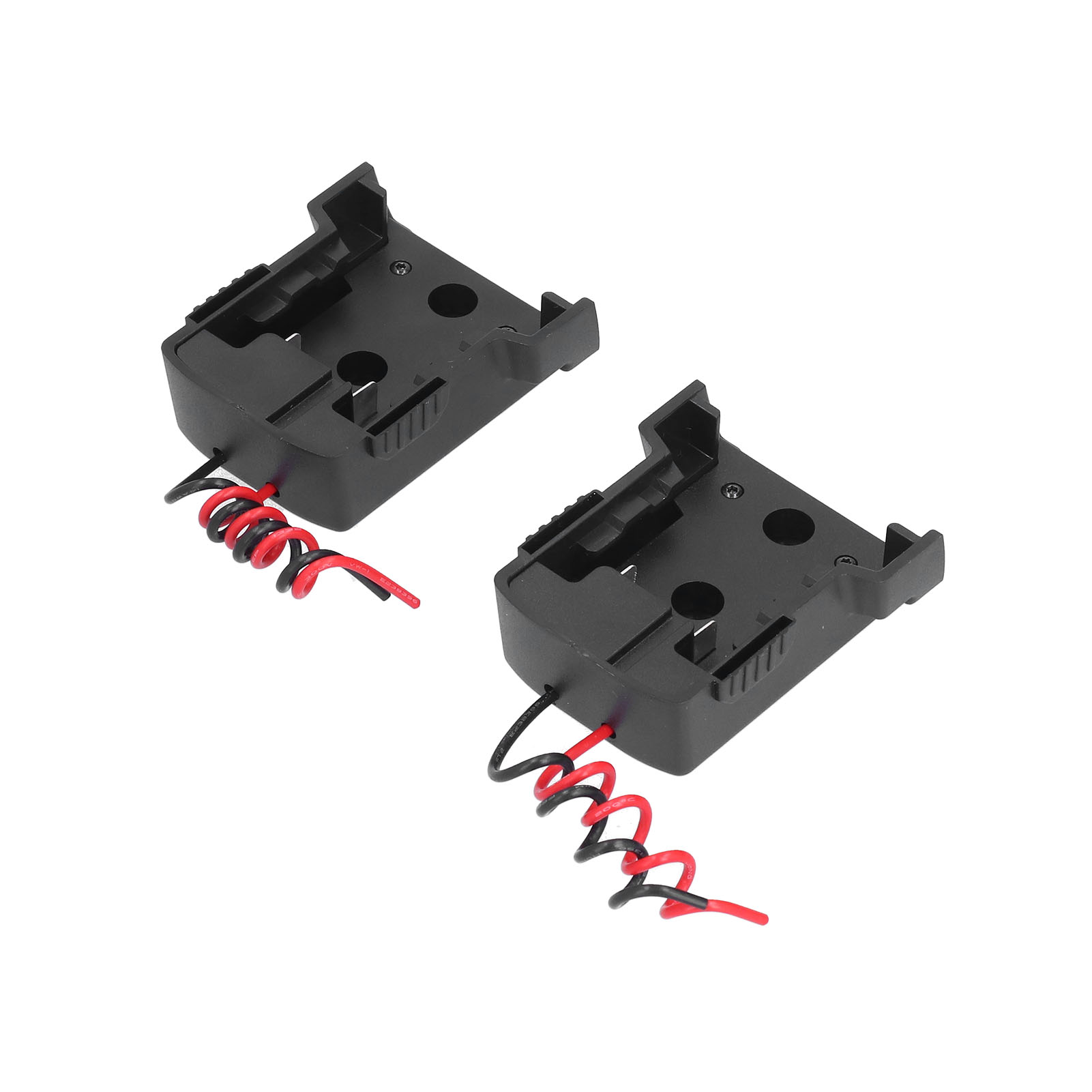 Set Aus 2 Akkuadaptern, Montagehalterungen Und Stromwandleranschlüssen Für Milwaukee M18 18v