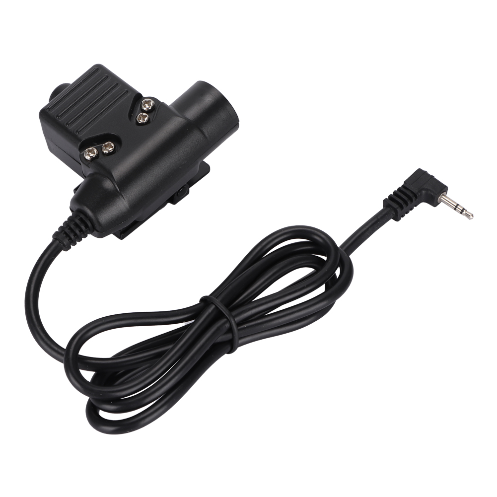 2,5 Mm Multifunktionales Ptt-kabel Mit Einem Loch, Kompatibel Mit Funkgeräten.
