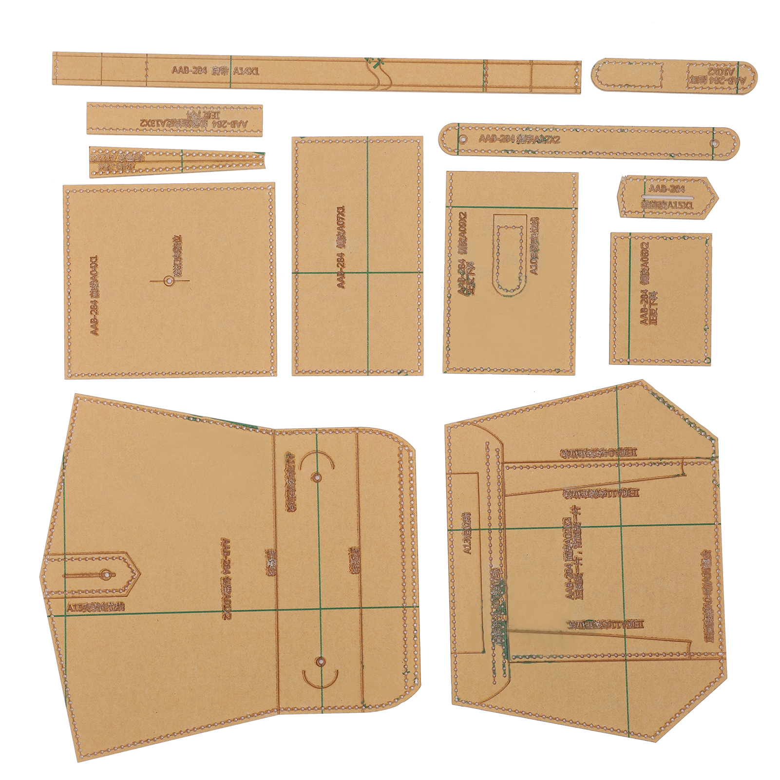 Transparente Acryl-schablone Zur Herstellung Von Handtaschen Und Schultertaschen Zum Selbstzusammenbauen.