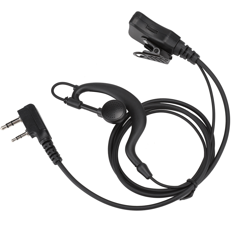 K-head-intercom-ohrhörer Mit Ptt-taste Und Einstellbarer Lautstärke, Kompatibel Mit Bao Feng, Kenwood Und Hyt.