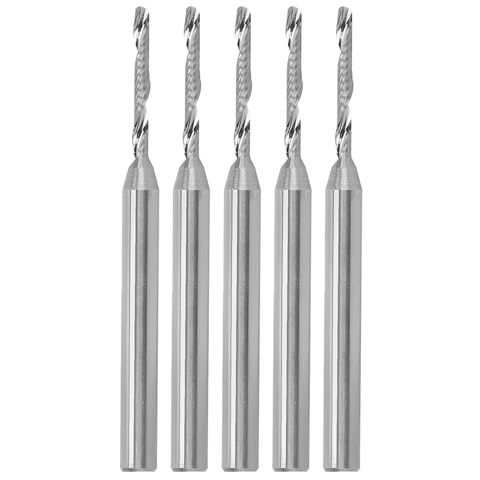 Set Mit 5 12-mm-spiralfräsern, Fräs- Und Gravierzubehör.