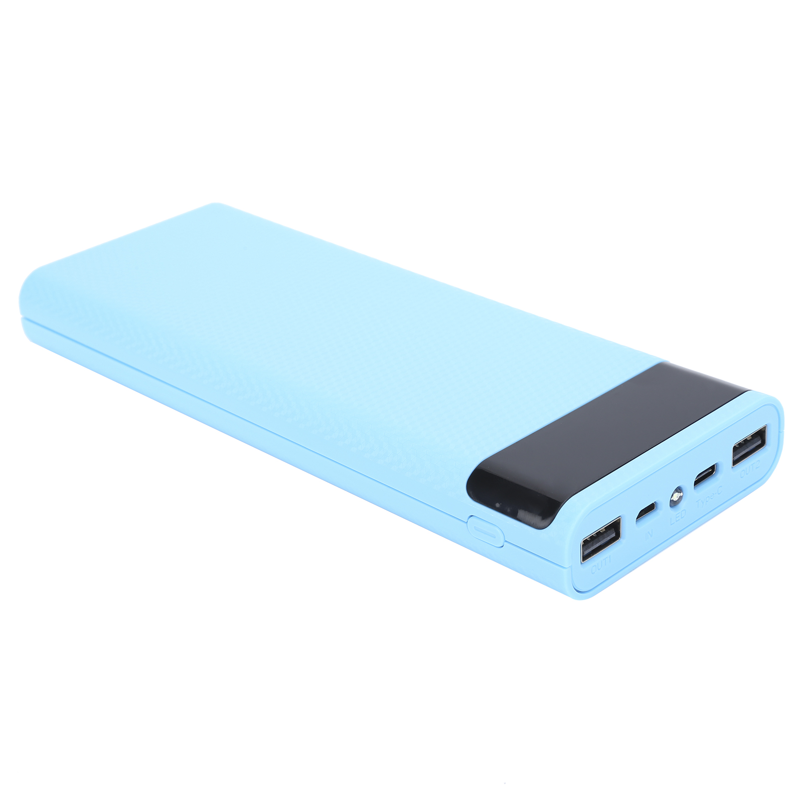 Leichtes Aufbewahrungsetui Für 8 18650-batterien, Montagezubehör Für Tragbare Powerbank (blau)