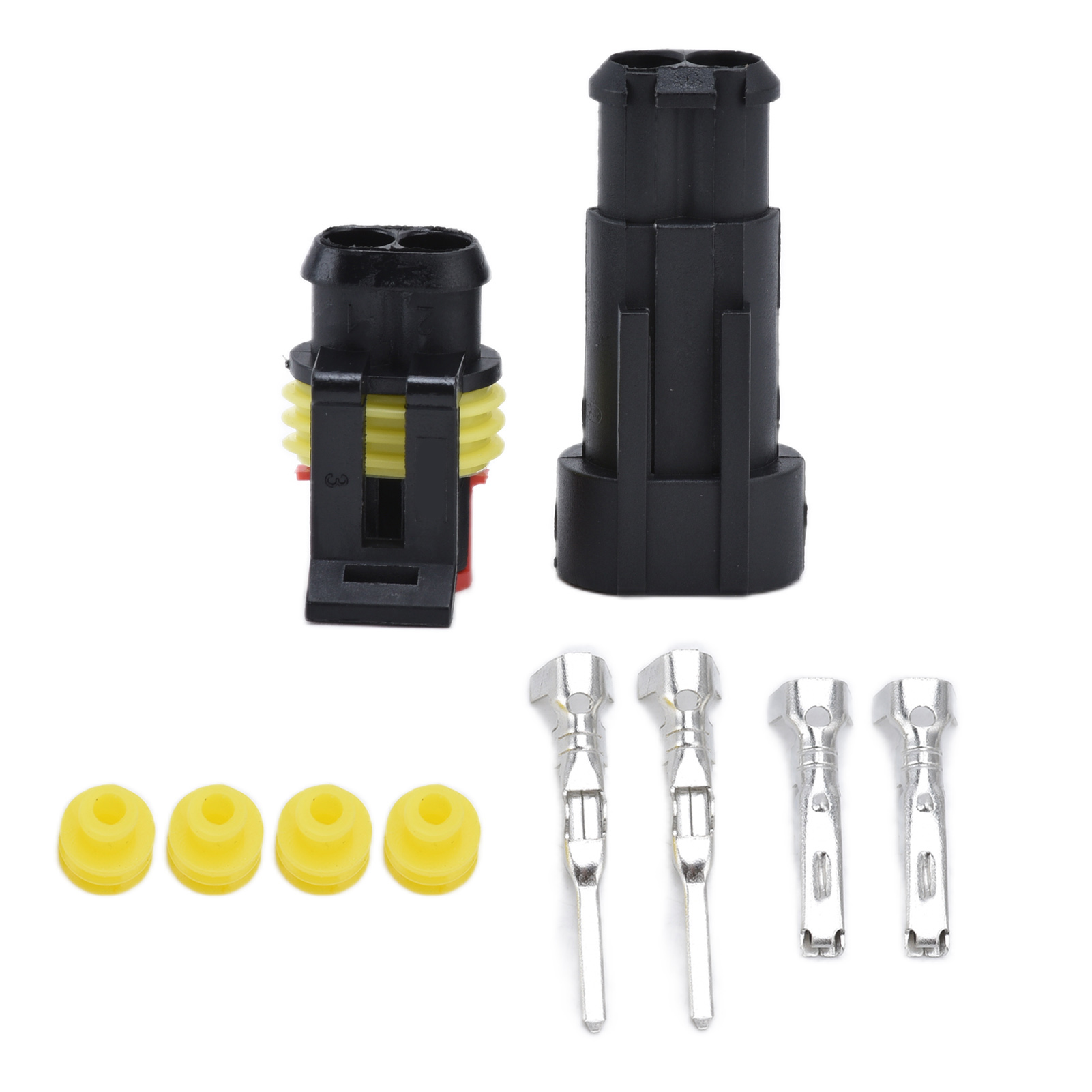 Wasserdichter Steckverbindersatz Der Serie 1,5 Mm Für Kfz-elektrokabel, Sortiment An Steckern Und Buchsen