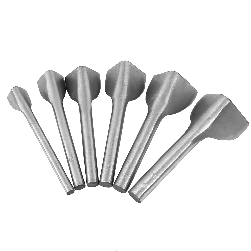 Set Mit 6 V-förmigen Riemenschneidern Für Die Lederverarbeitung Zu Hause (15-40 Mm)