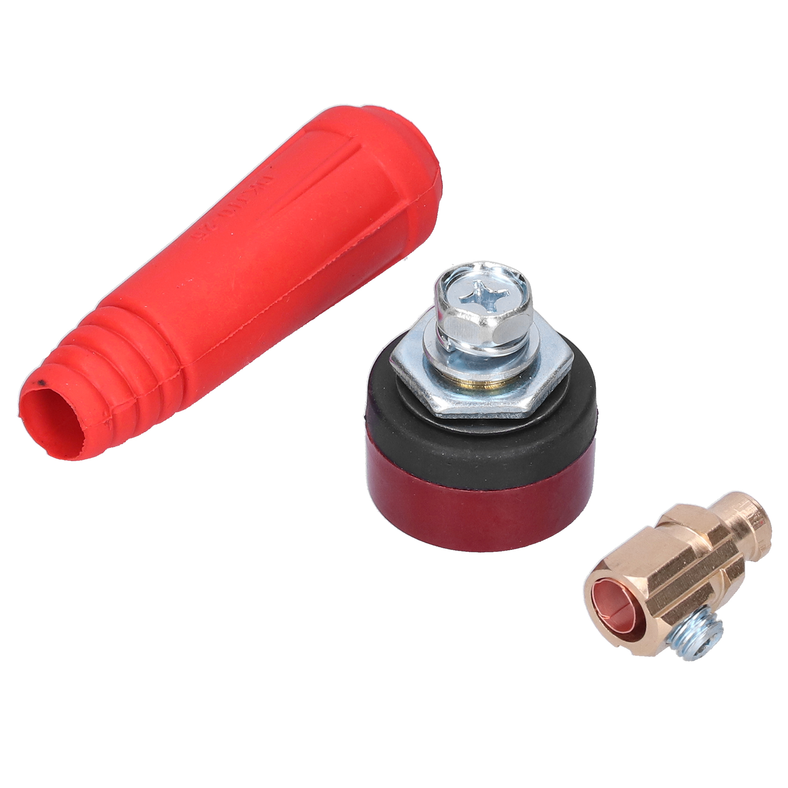 2er-pack Schnellverbinder Für Schweißkabel, Elektrowerkzeuge, Djk 10-25 Rot
