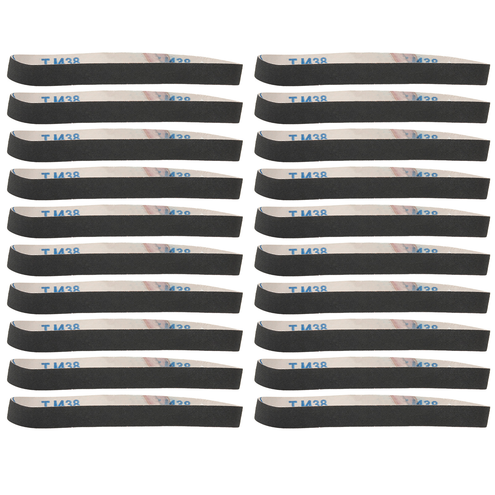 Packung Mit 20 Rollen Schleifpapier Zum Schleifen, Polieren Und Entgraten Von Metall, Körnung 120