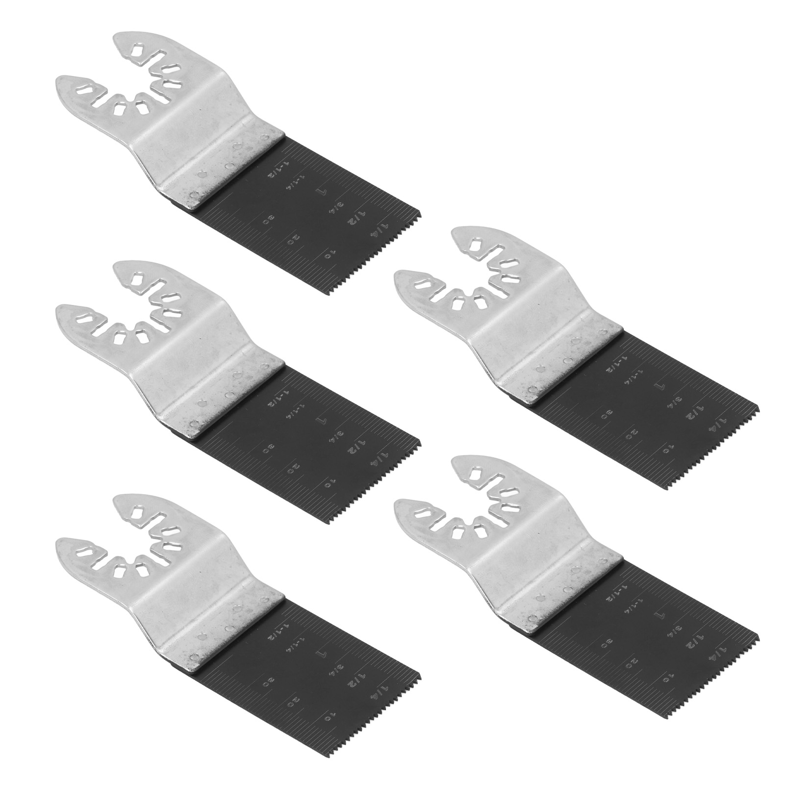 Universelles Multifunktions-oszillationssägeblatt Mit Schnellwechselsystem (5er-pack) Für Holz Und Kunststoff, 34 Mm, Bimetall.