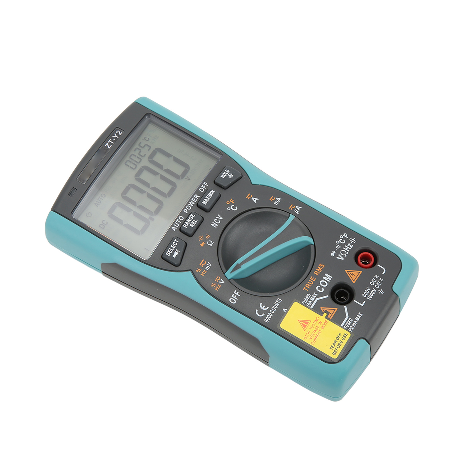 Zt-y2 Digitalmultimeter Mit Automatischer Bereichswahl – Digitalmultimeter-tester Zur Messung Von Spannung, Strom, Widerstand Und Kapazität