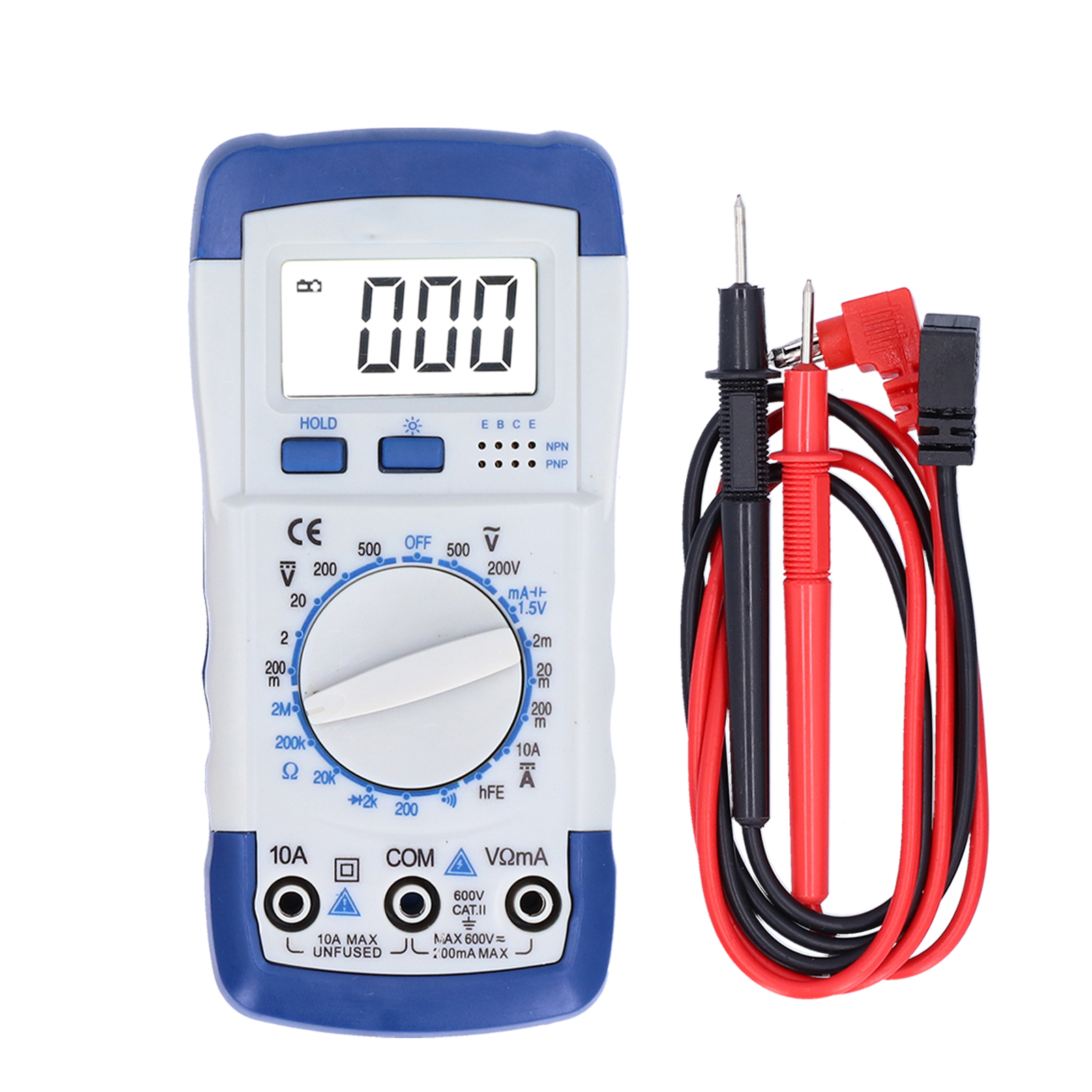 830l Digitalmultimeter Mit Display, Verbrühungsschutz, Akustischem Alarm, Gang-ein/aus-testfunktion, Kompaktem Spannungs- Und Stromprüfer