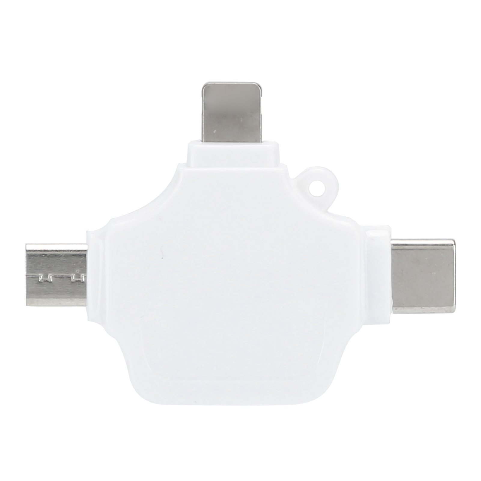 Sr302 3-in-1 Otg-kartenleser, Usb 3.0 Multifunktionsadapter Kompatibel Mit Ios Typ-c Mobiltelefonen (weiß)