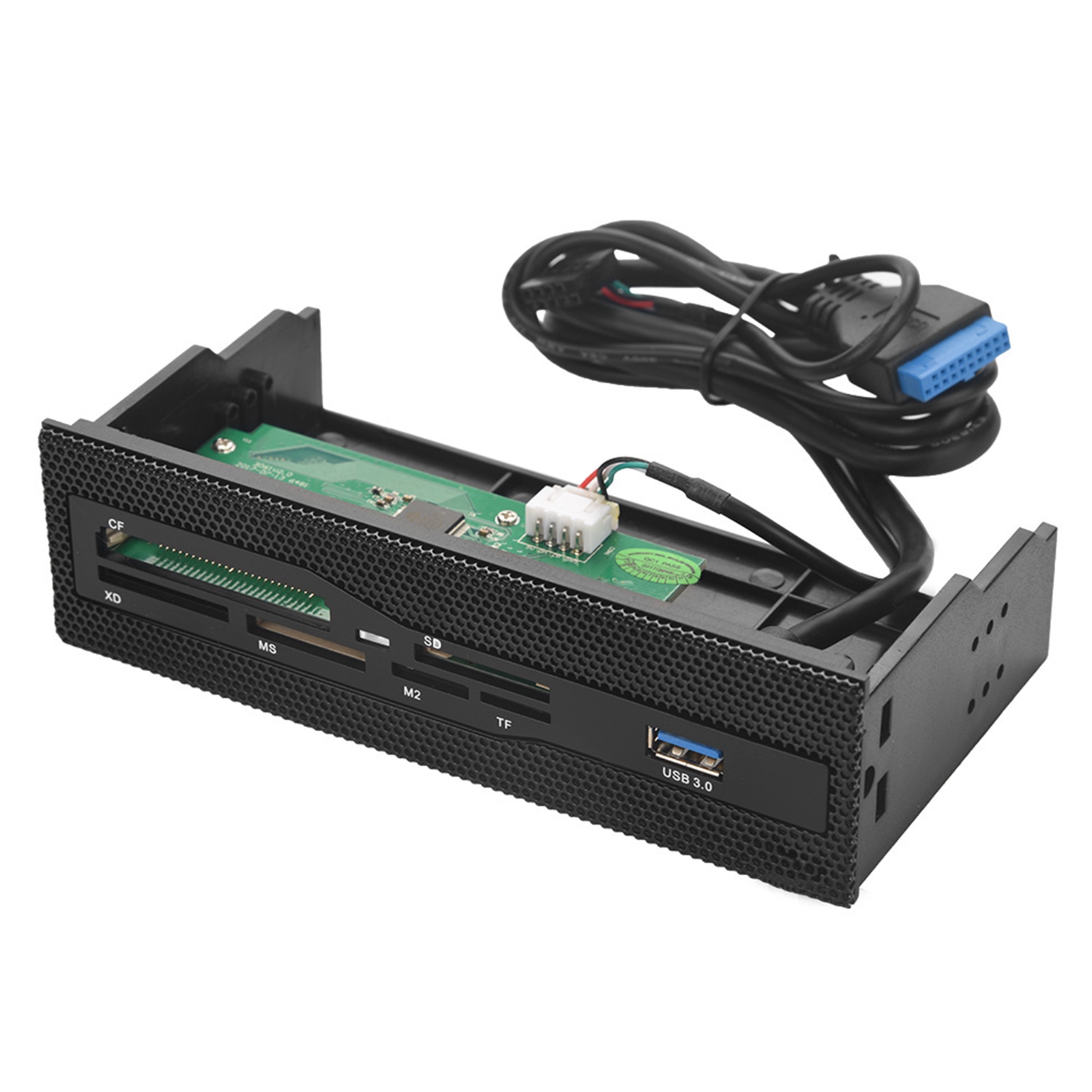 Interner Pc-kartenleser, Usb 3.0-anschluss, Kompatibel Mit M2, Sd, Ms, Xd, Cf Und Tf, Frontblende.