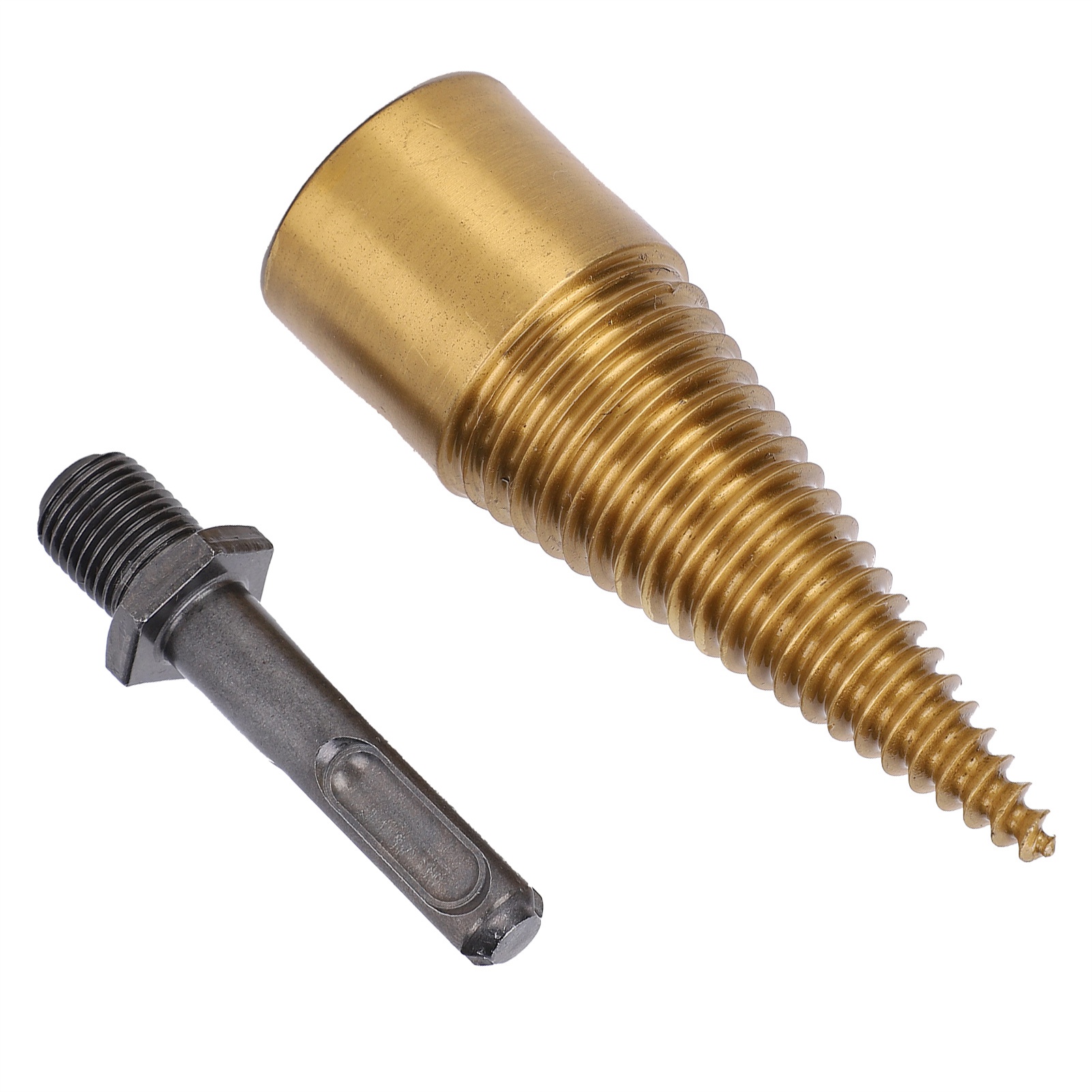 Brennholzspaltbohrer, Rundschaft, Schnellarbeitsstahl, Zubehör Für Konisches Holzstanzen, 32 Mm