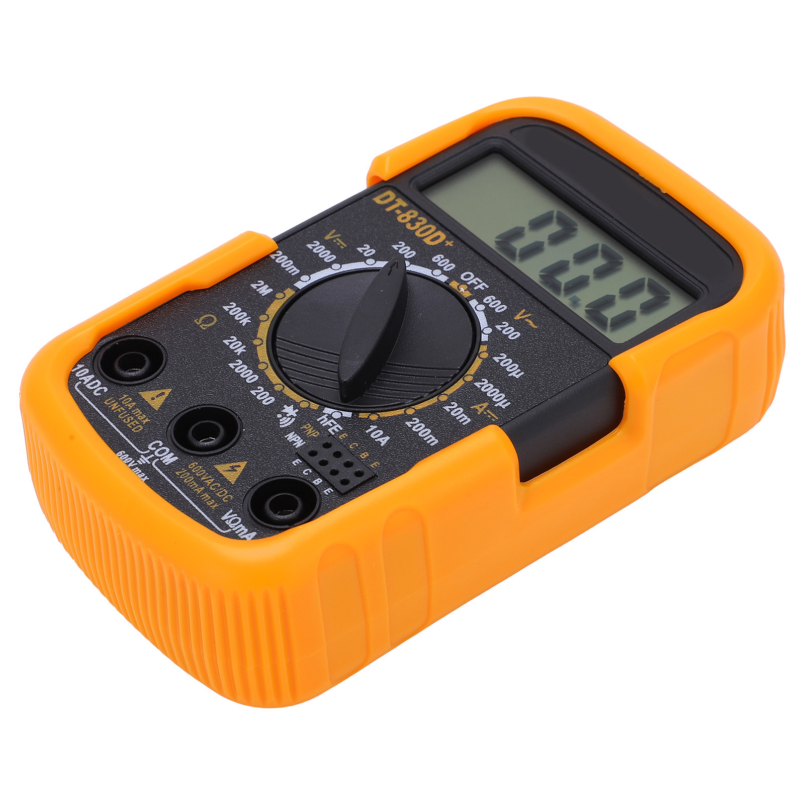 Dt830d+ Tragbares Digitalmultimeter Mit Manueller Einstellung Und Spannungsprüfer Für Labor- Und Fabrikeinsätze