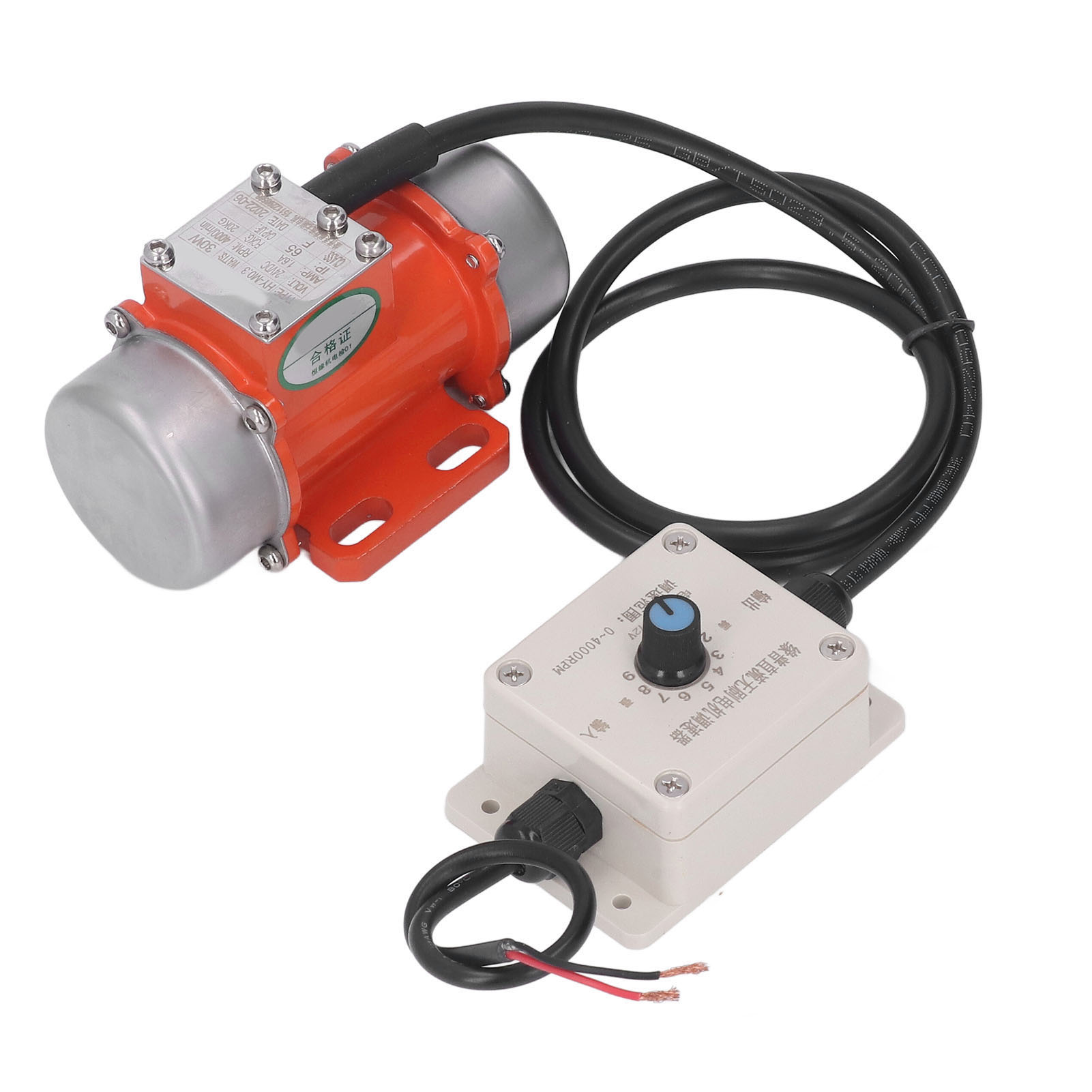 Bürstenloser Gleichstrom-vibrationsmotor, Einstellbare Erregerkraft, Mit Drehzahlregelung, 30 W, 4000 U/min, 12 V Dc, 2,8 A